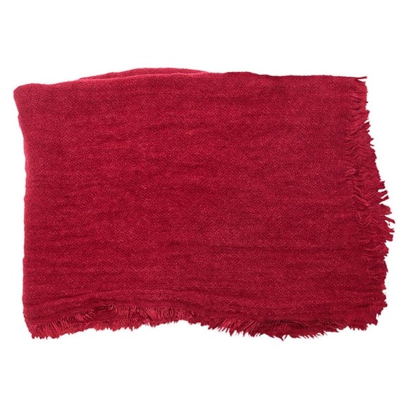 SUMMER & ROSE | Burgundy Oversized Scarf NWT - Picture 2 of 4